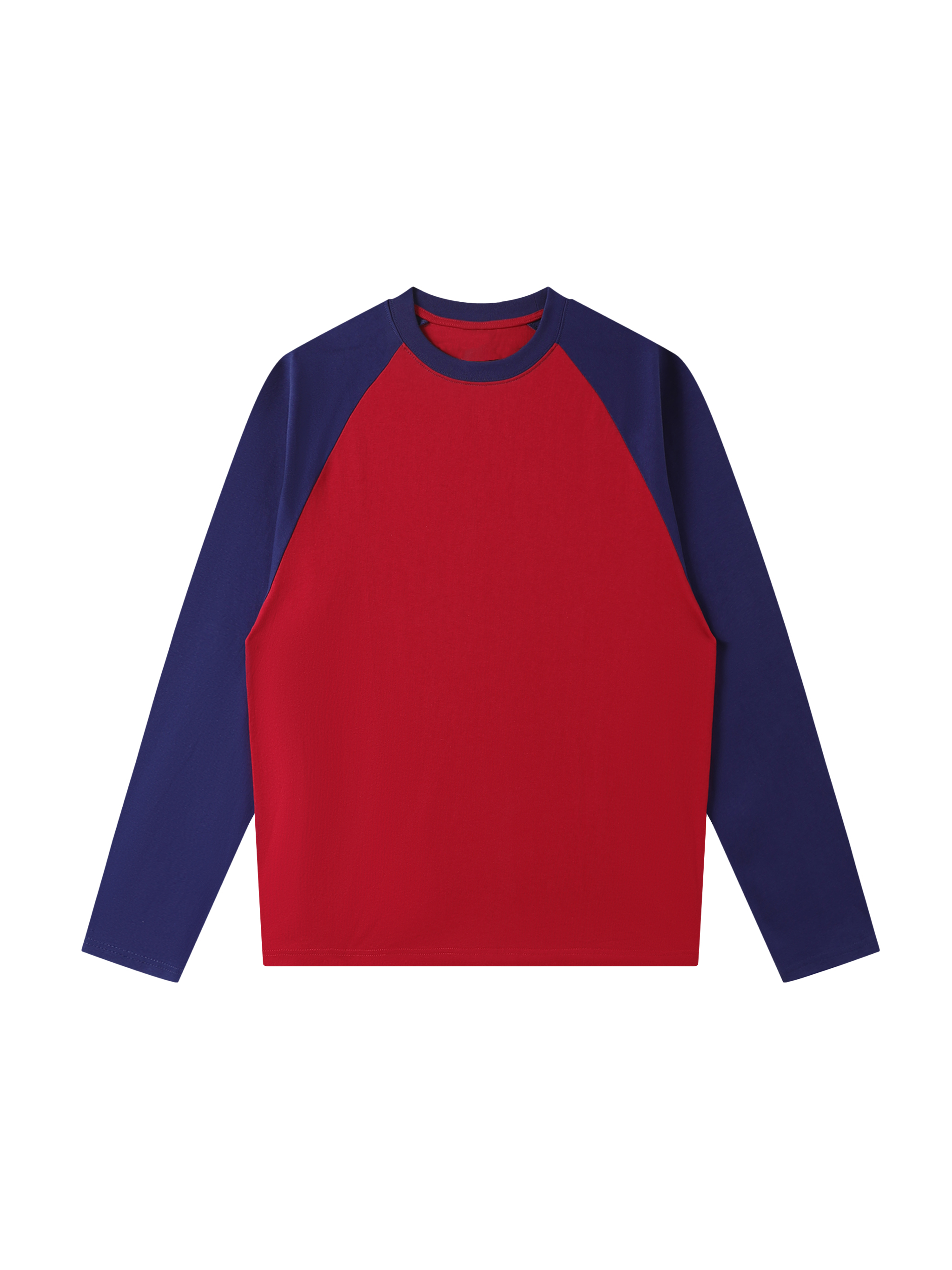 Color-Blocked Raglan Long Sleeve T-Shirt – Essential Streetwear